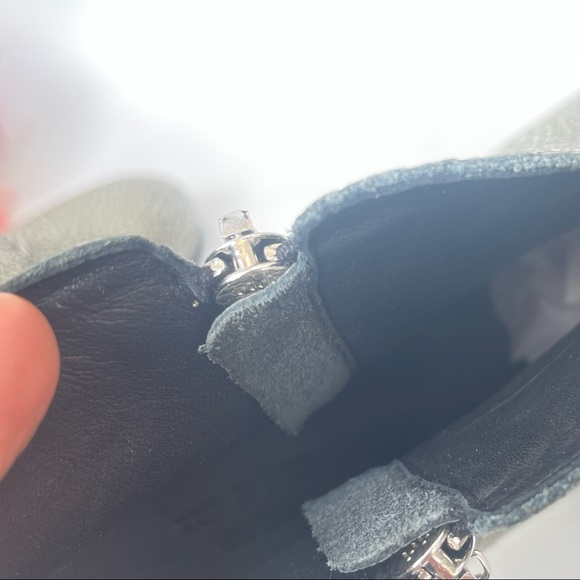 Rag and Bone Margot Textured Iron Leather Boot In Italy - Picture 8 of 11